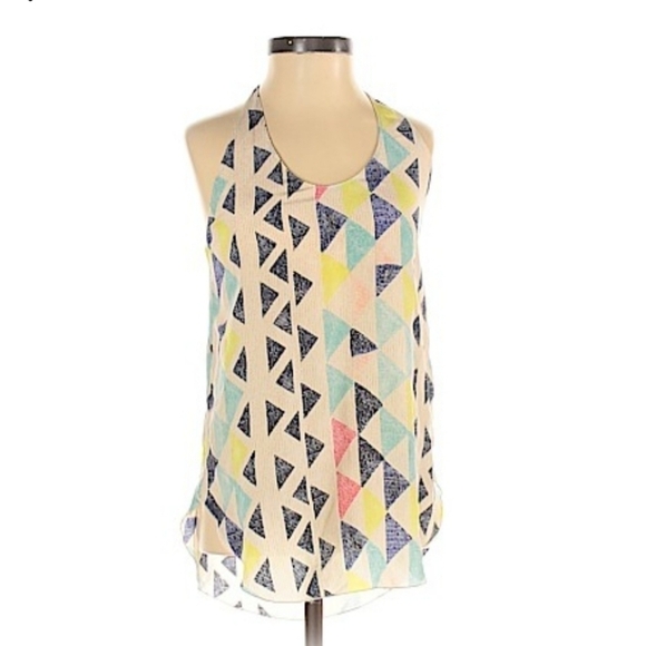 Wilfred Tops - Under/Wilfred silk geo tank top aritzia